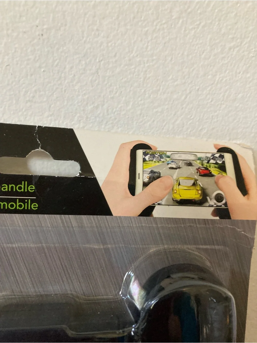Mobile Gaming Grip Handle - Black - for Smartphone Ergonomic Design New